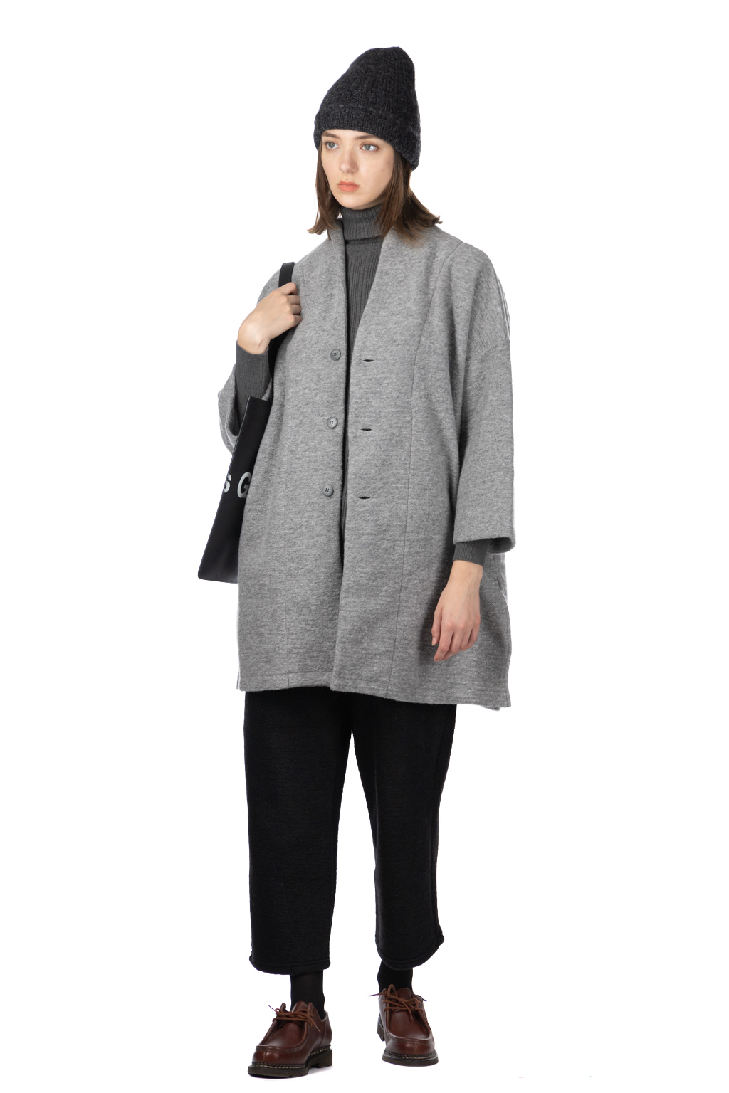 NARU  - Travel Wool Notch Coat 