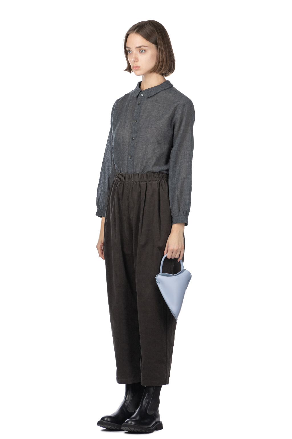 Nachukara - Corduroy Pants - Charcoal