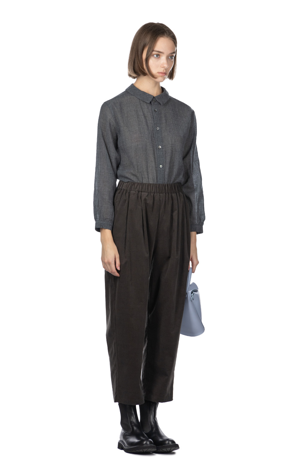 Nachukara - Corduroy Pants - Charcoal