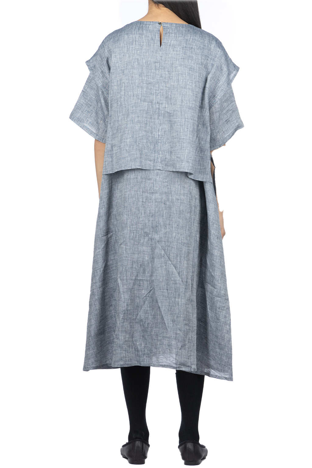 Nachukara - Linen Poplin Layerd Dress