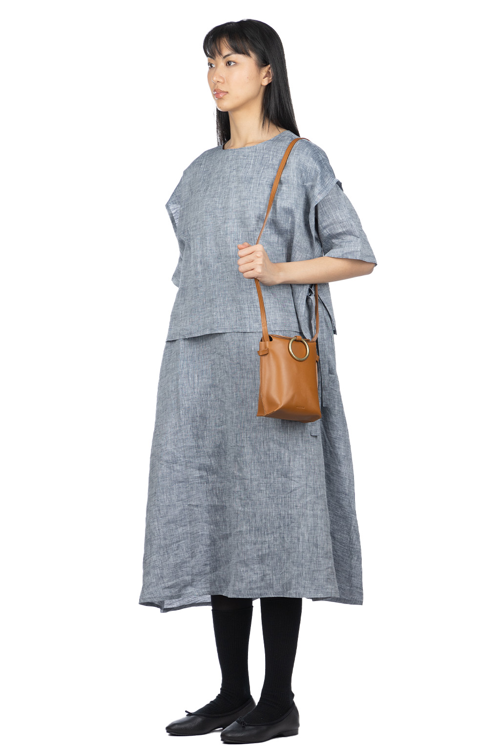 Nachukara - Linen Poplin Layerd Dress