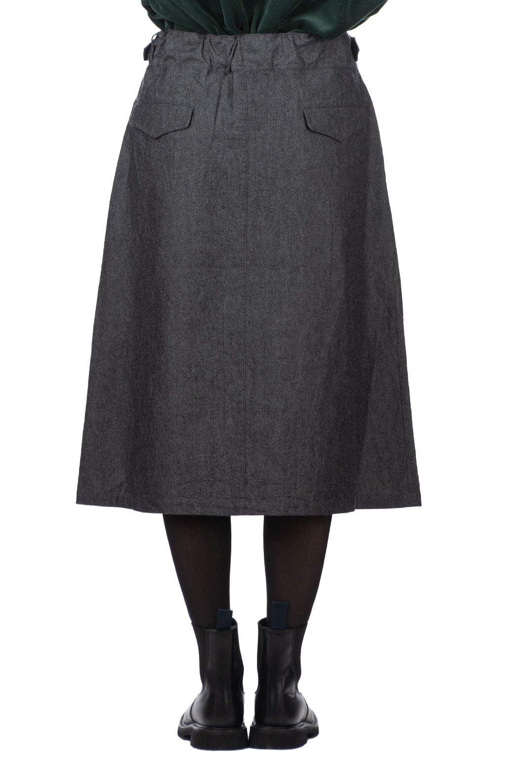 Nanamica (NAN) - Cotton Wool Gurkha Skirt - Heather Grey