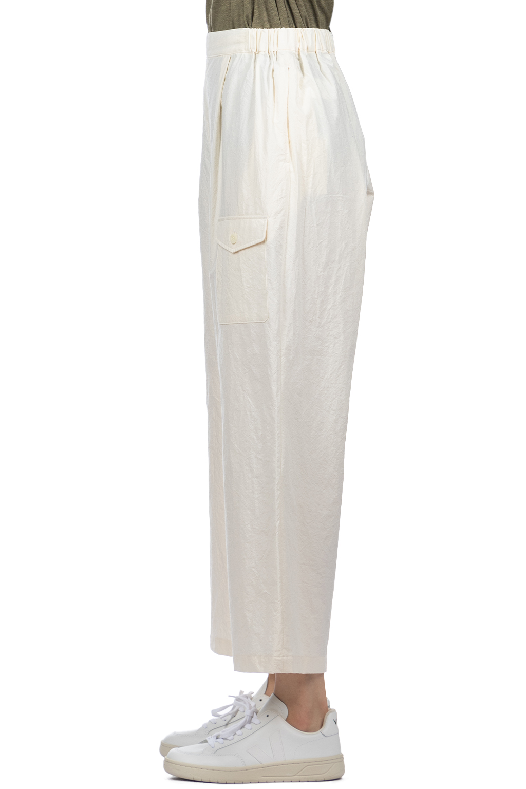 NOFL - Triple Washed Wide Pants - Ivory