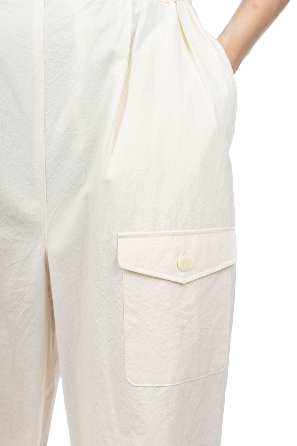 NOFL - Triple Washed Wide Pants - Ivory