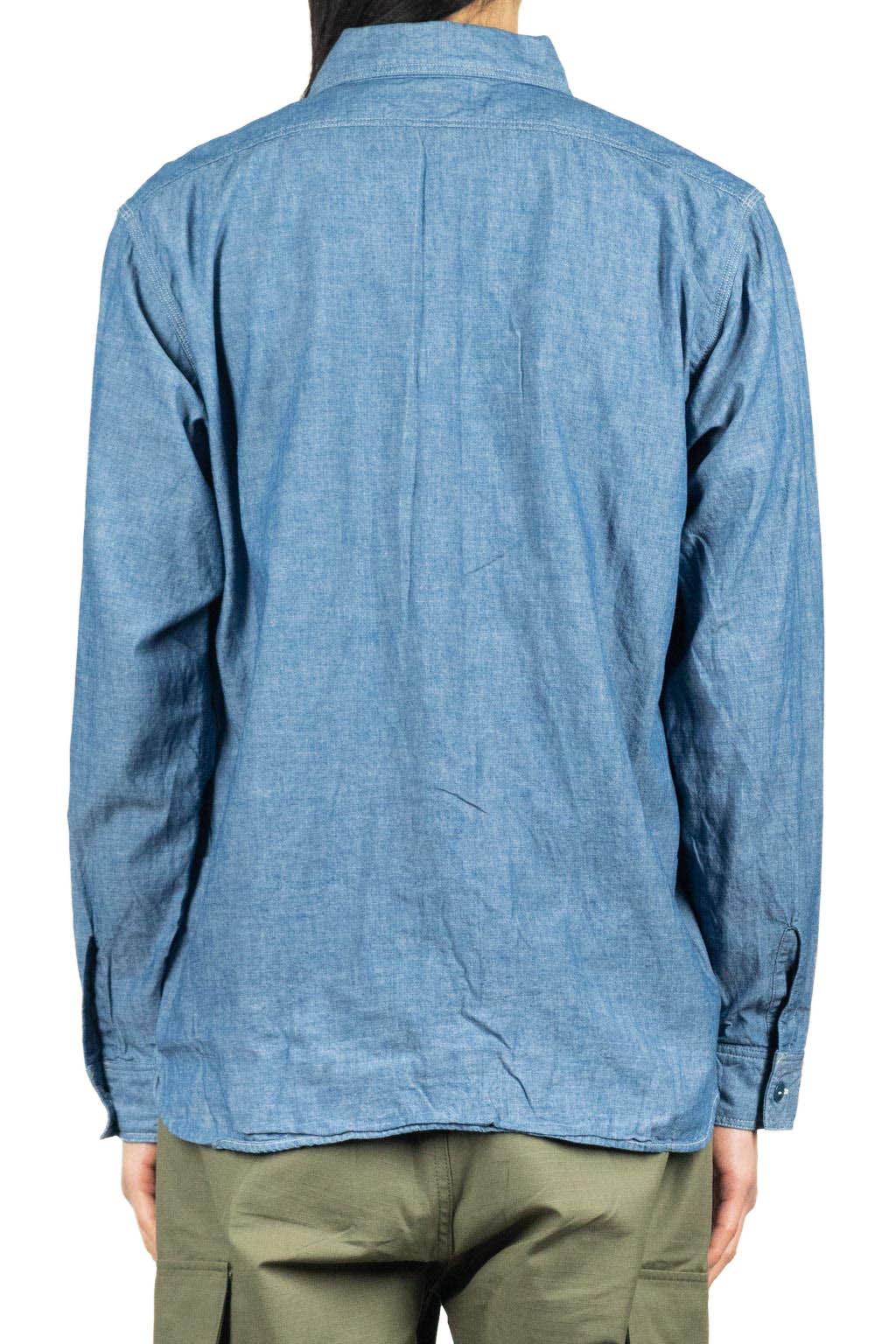 OrSlow Chambray Work Shirt (Blue)