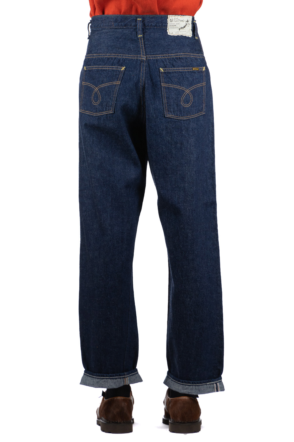 OrSlow High Rise Denim Pants - One Wash