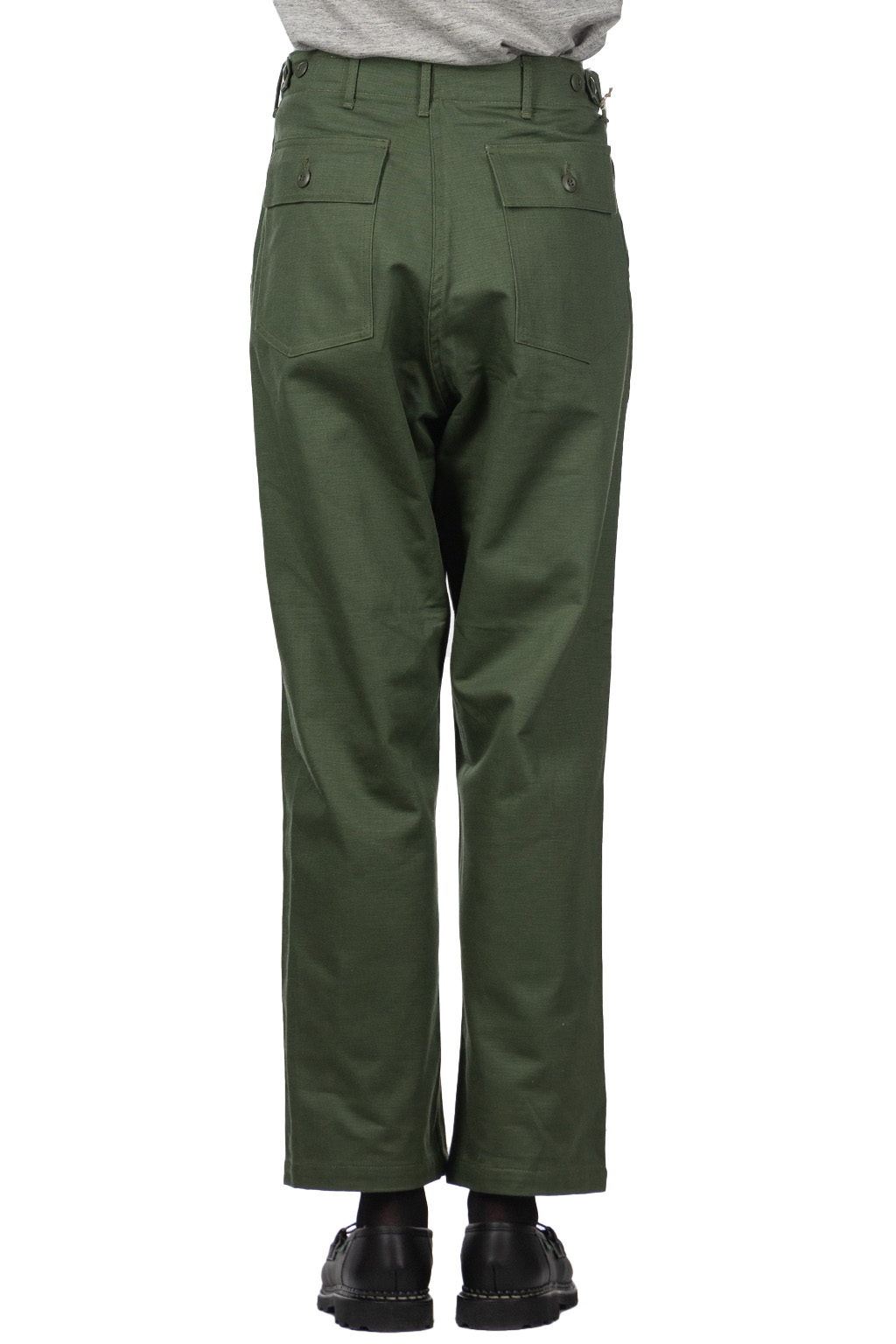 OrSlow - High Waist Fatigue Pants - Green