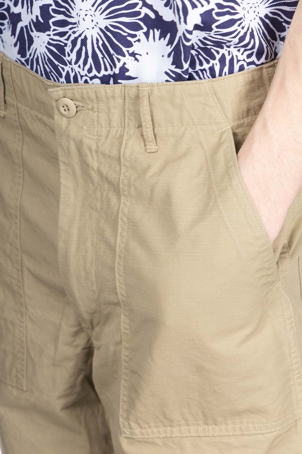 OrSlow - US Army Fatigue Shorts Rip Stop - Beige