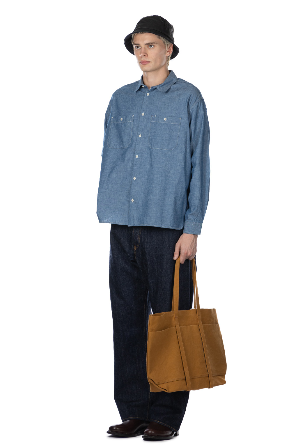 Ordinary Fits - Chambray Work Shirt - Indigo