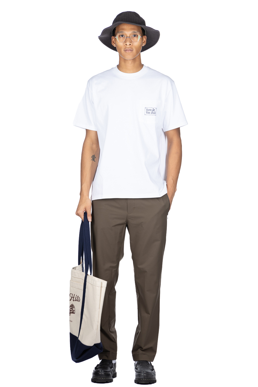 Palmes - Baron Pocket T-Shirt - White