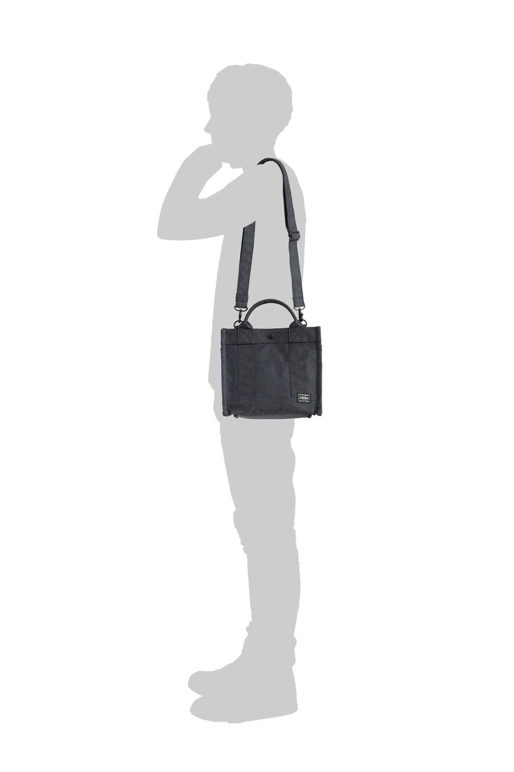 Porter Yoshida - SMOKY - 2Way Tote Bag Small - 3 Colors