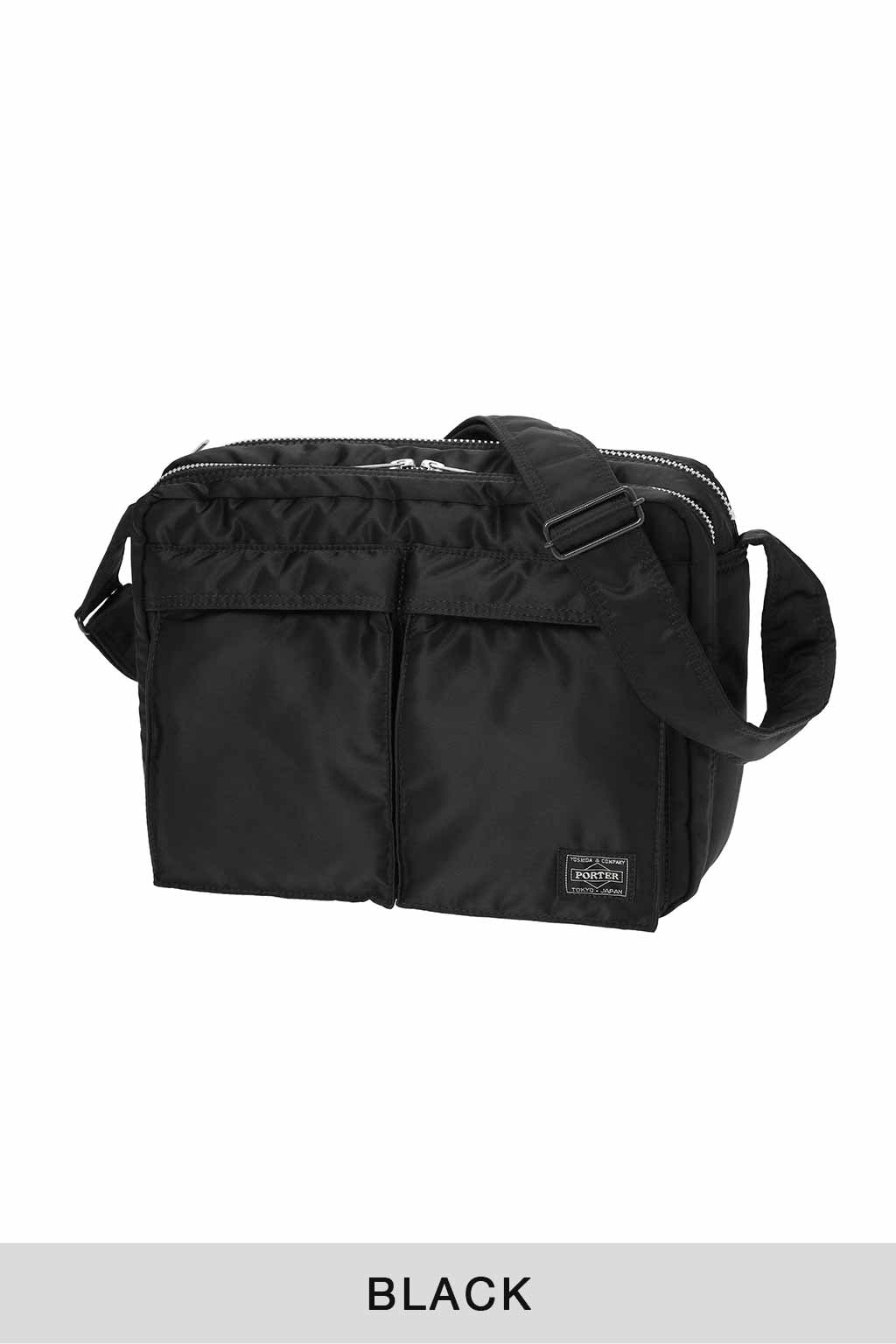 Porter Yoshida - TANKER - Shoulder Bag Large - Black