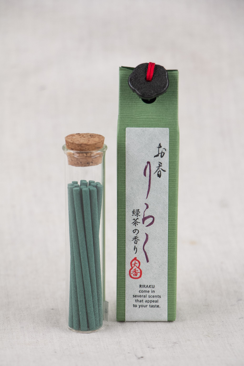 Riraku Fragrance Incense with Stand