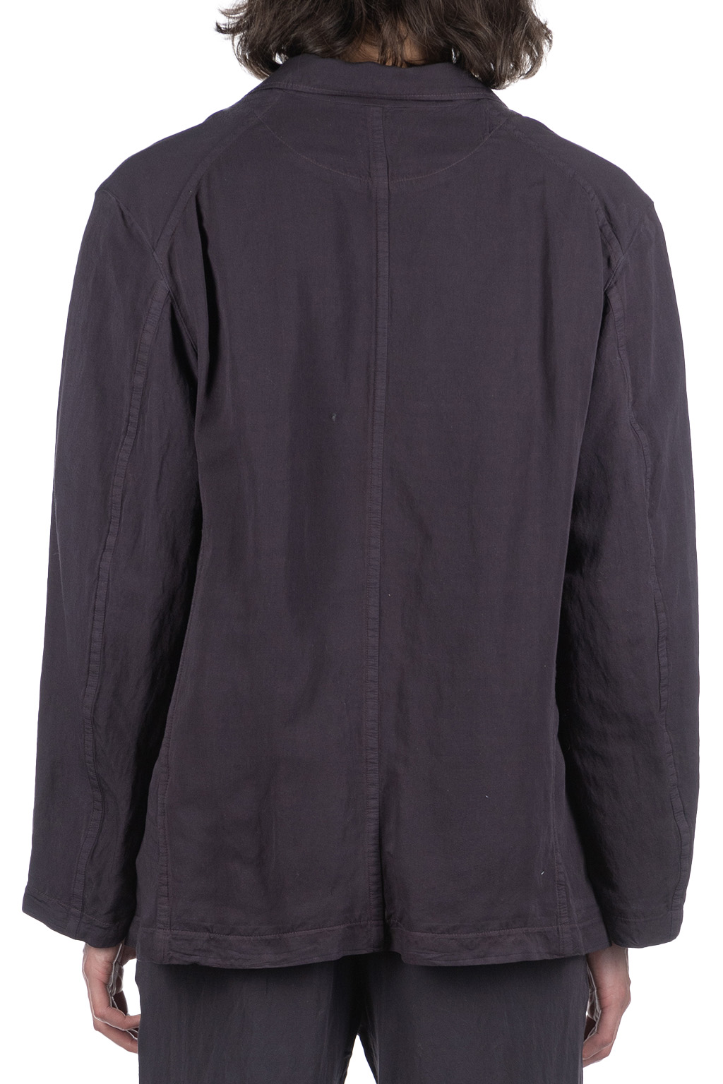 SOE Ready to Wear - Rayon Paper Jacket - Black Navy