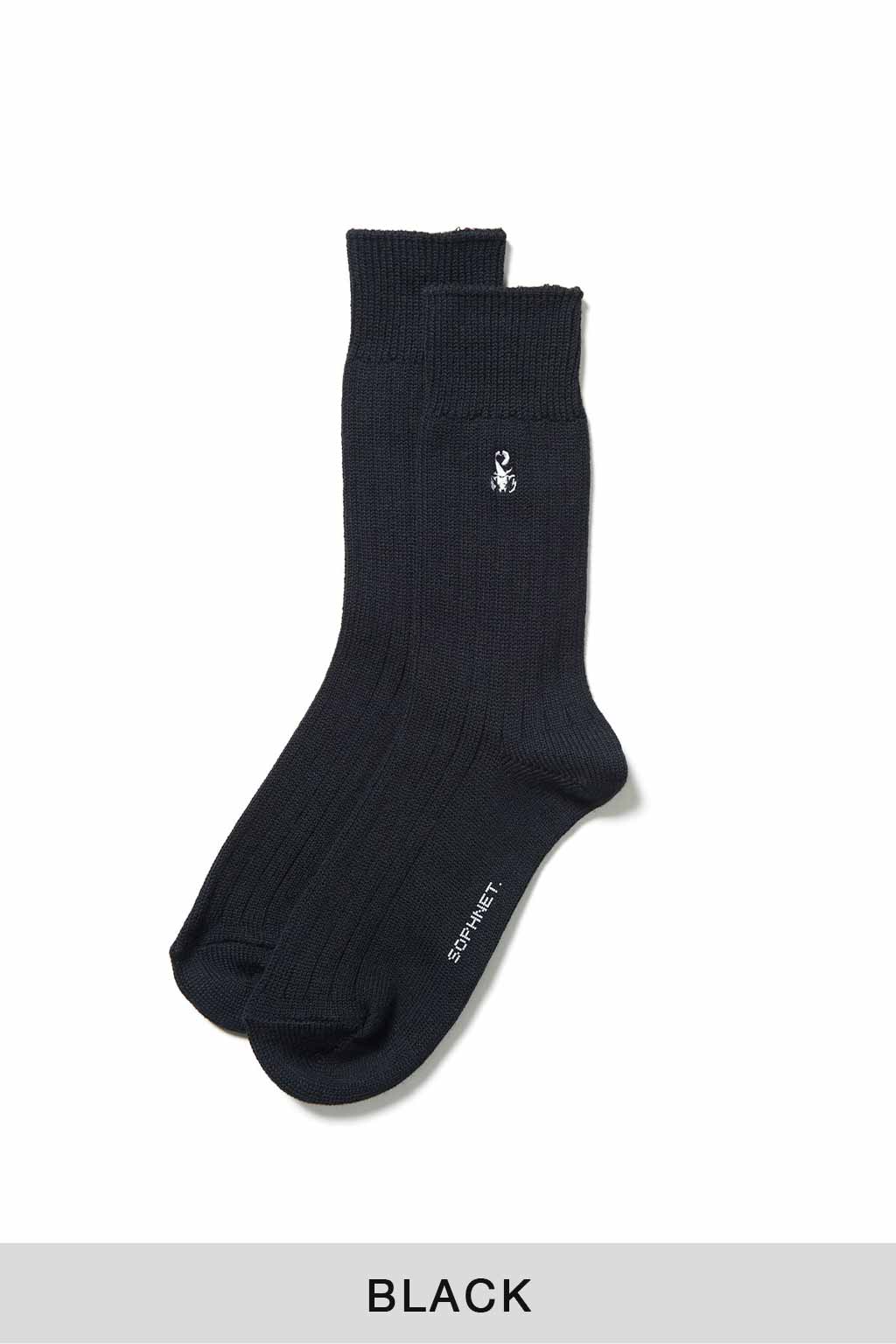 SOPHNET - Ribbed Socks - 3 Color Choices