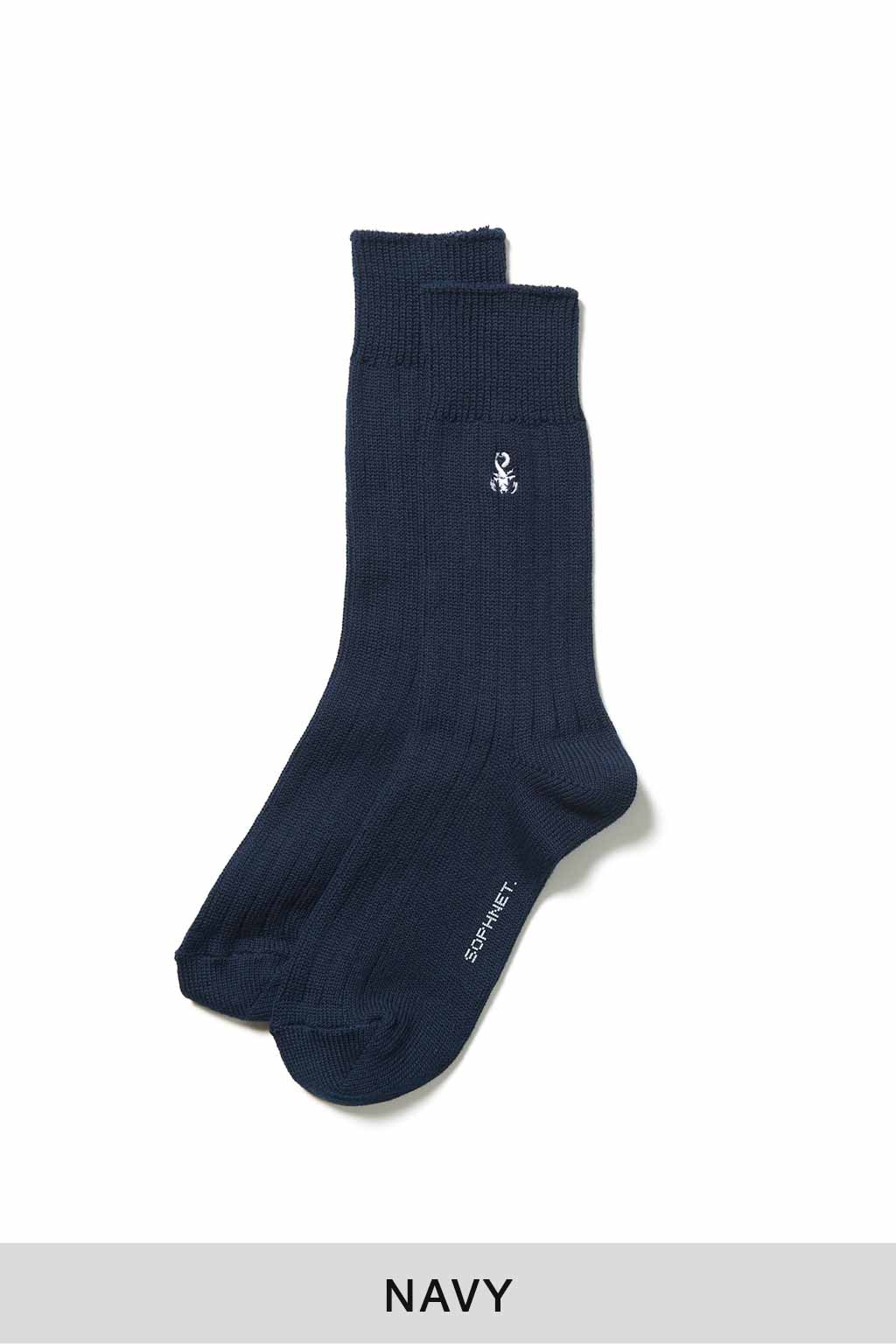 SOPHNET - Ribbed Socks - 3 Color Choices