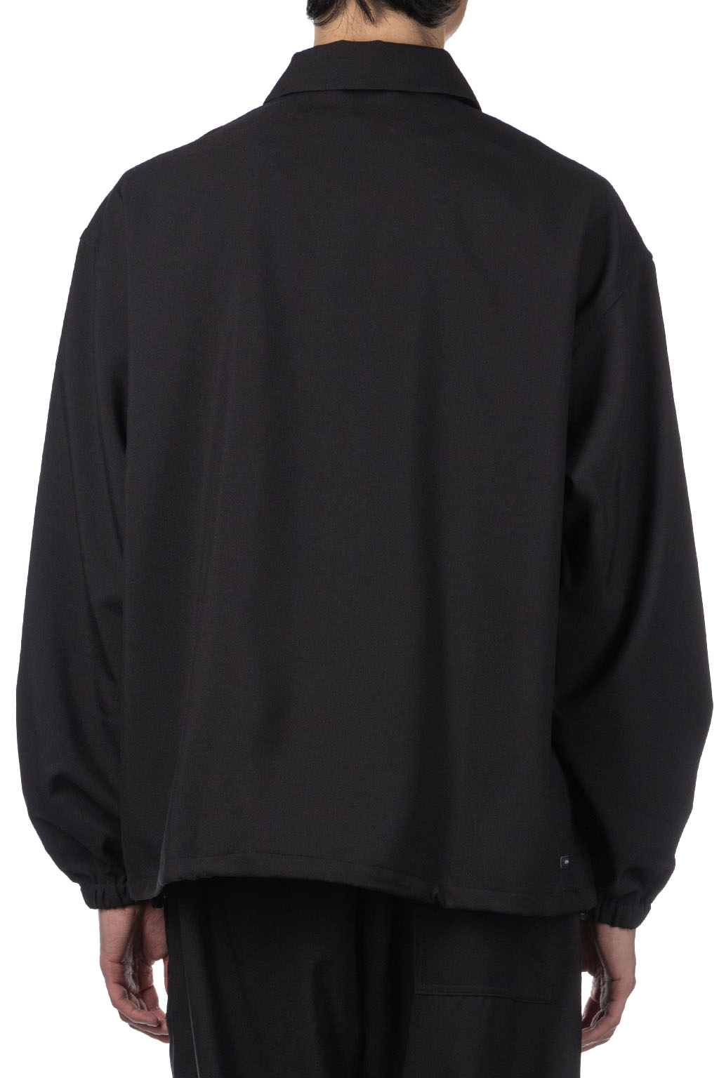 SOPHNET - Stretch Woven Cloth Pullover Shirt - Black