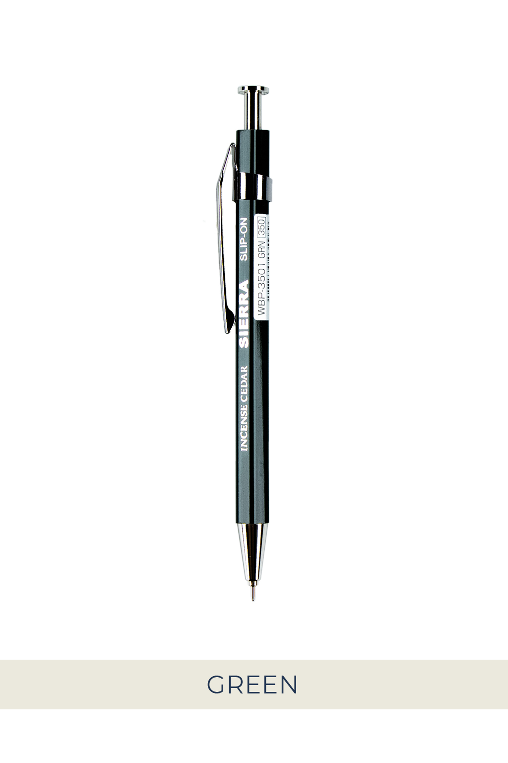 Slip-on Sierra Wooden Ballpoint Pen 0.5mm - Small