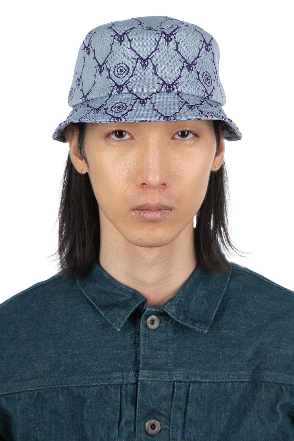 South2 West8 - Bucket Hat - Skull and Target in Grey