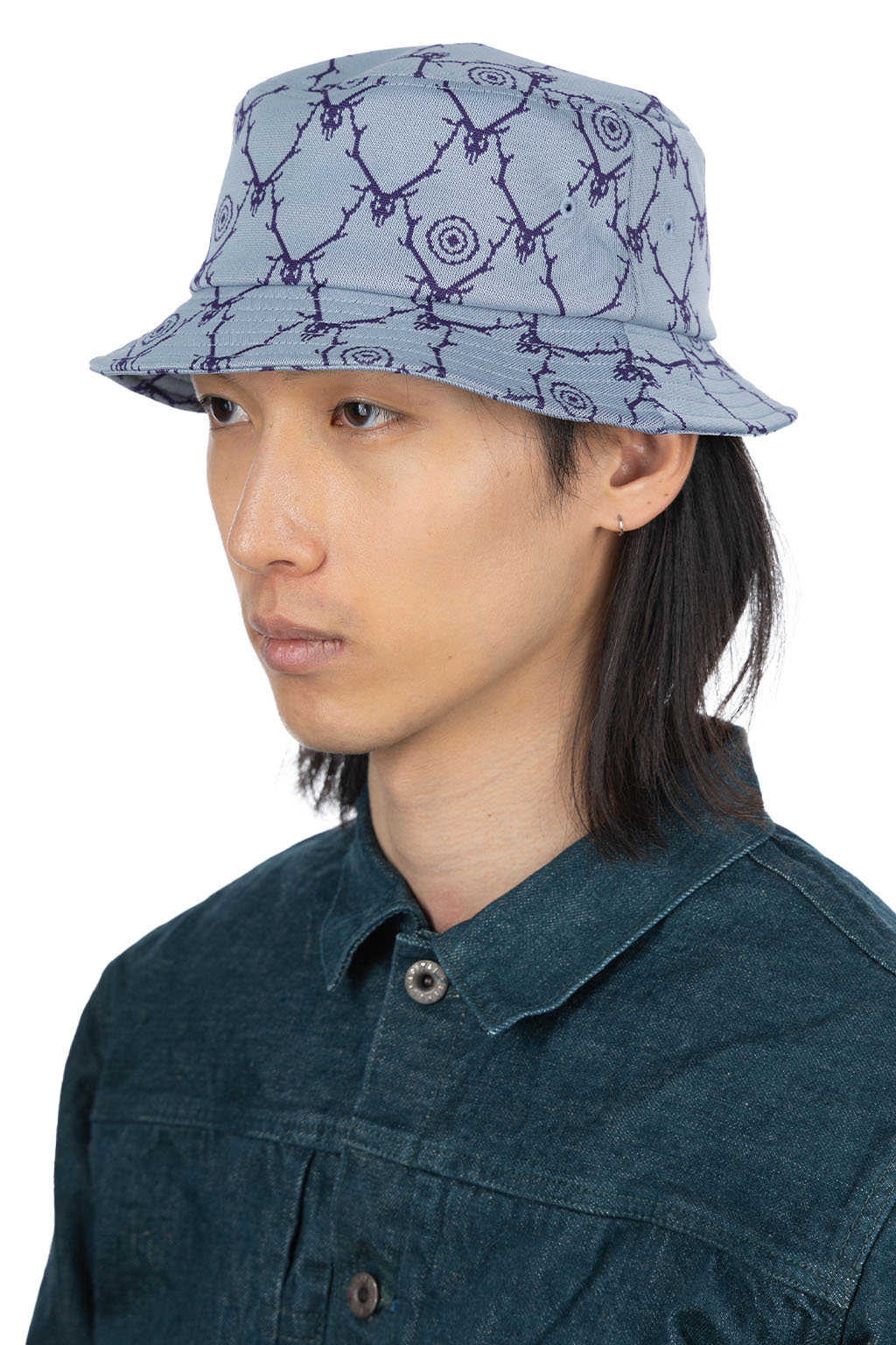 South2 West8 - Bucket Hat - Skull and Target in Grey