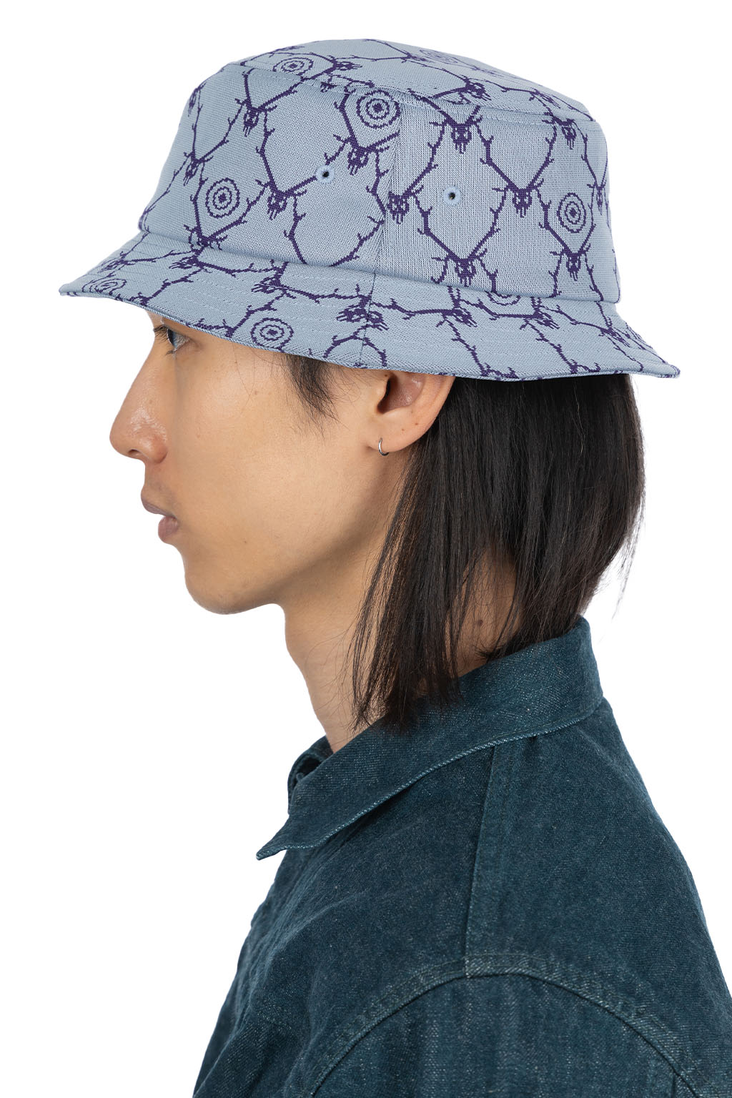 South2 West8 - Bucket Hat - Skull and Target in Grey