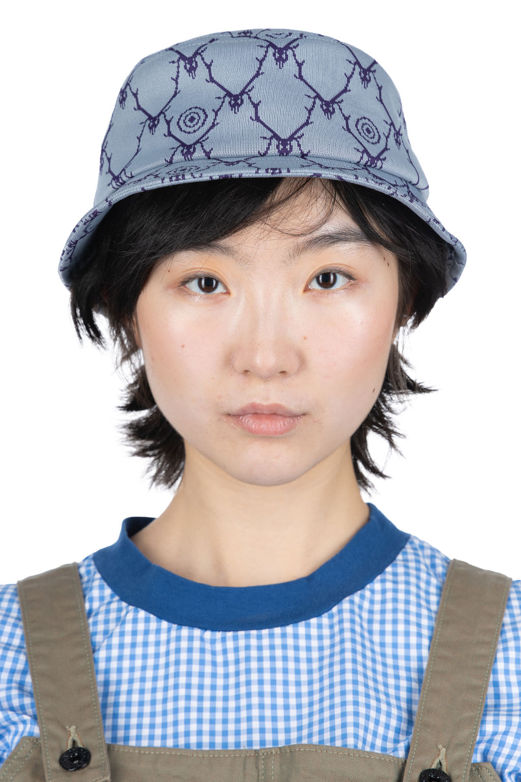 South2 West8 - Bucket Hat - Skull and Target in Grey