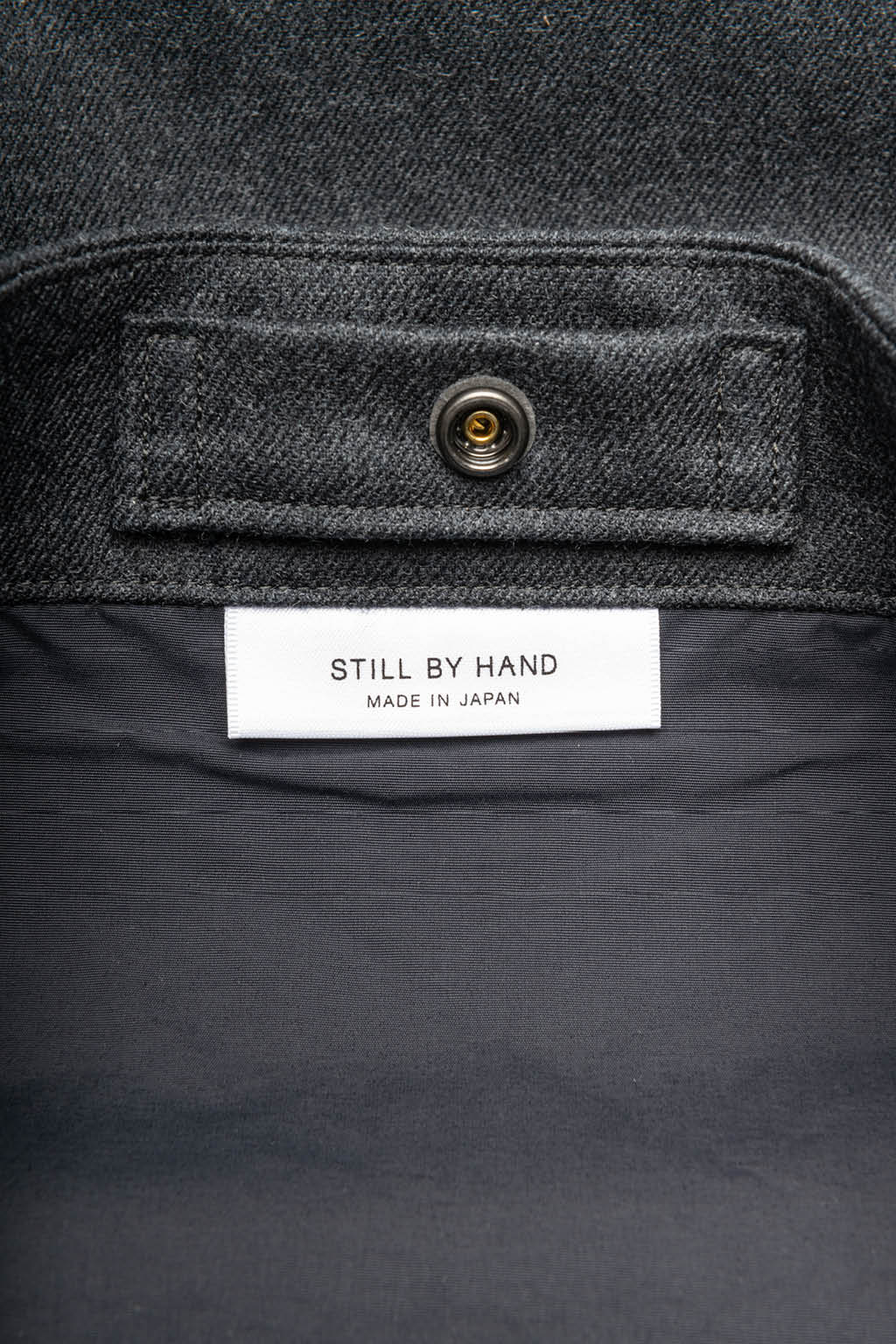 Still by hand - 3-layer tote bag-Charcoal