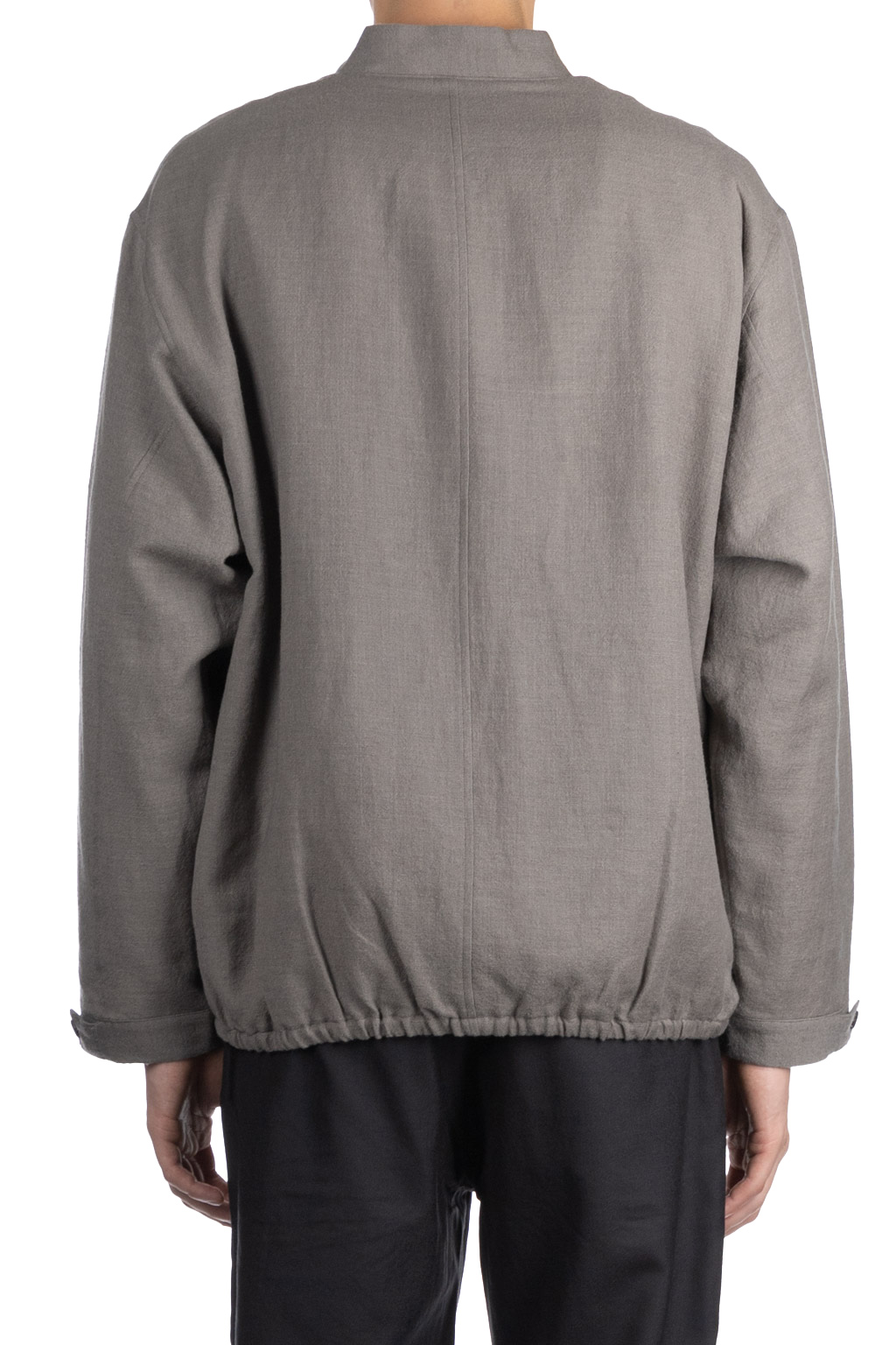 Still by hand - Linen wool mix blouson - Taupe