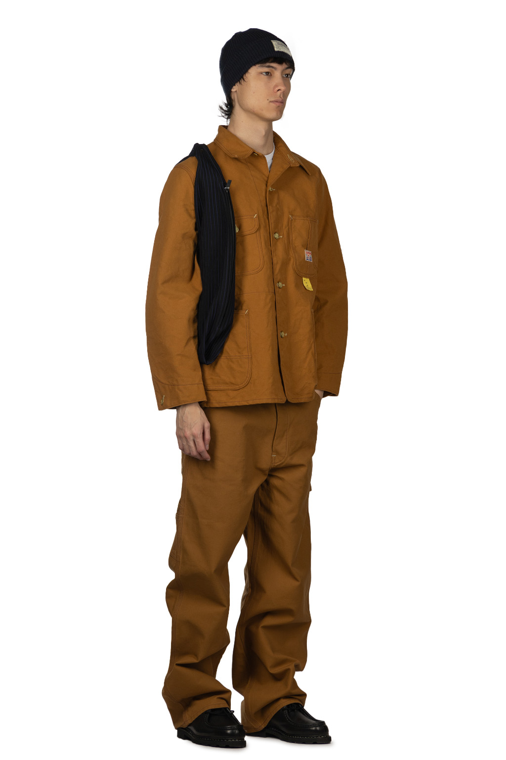 Sugar Cane - 13oz. Brown Duck Work Coat - Brown