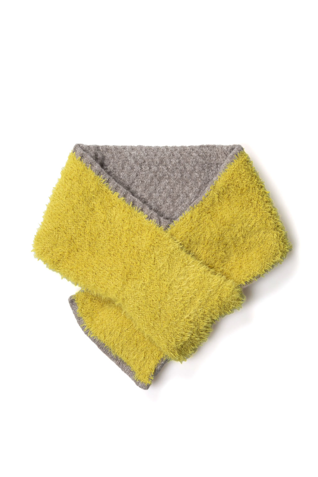 Tehtava - Neck Warmer Reversible /Brown & Mustard