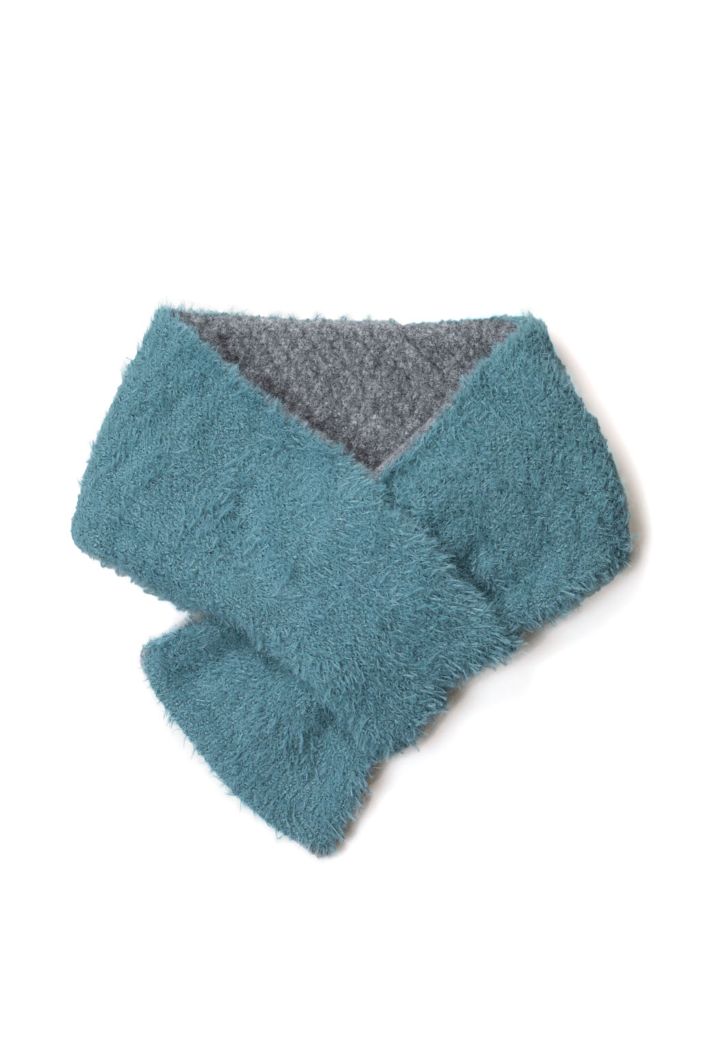 Tehtava - Neck Warmer Reversible Grey & Blue