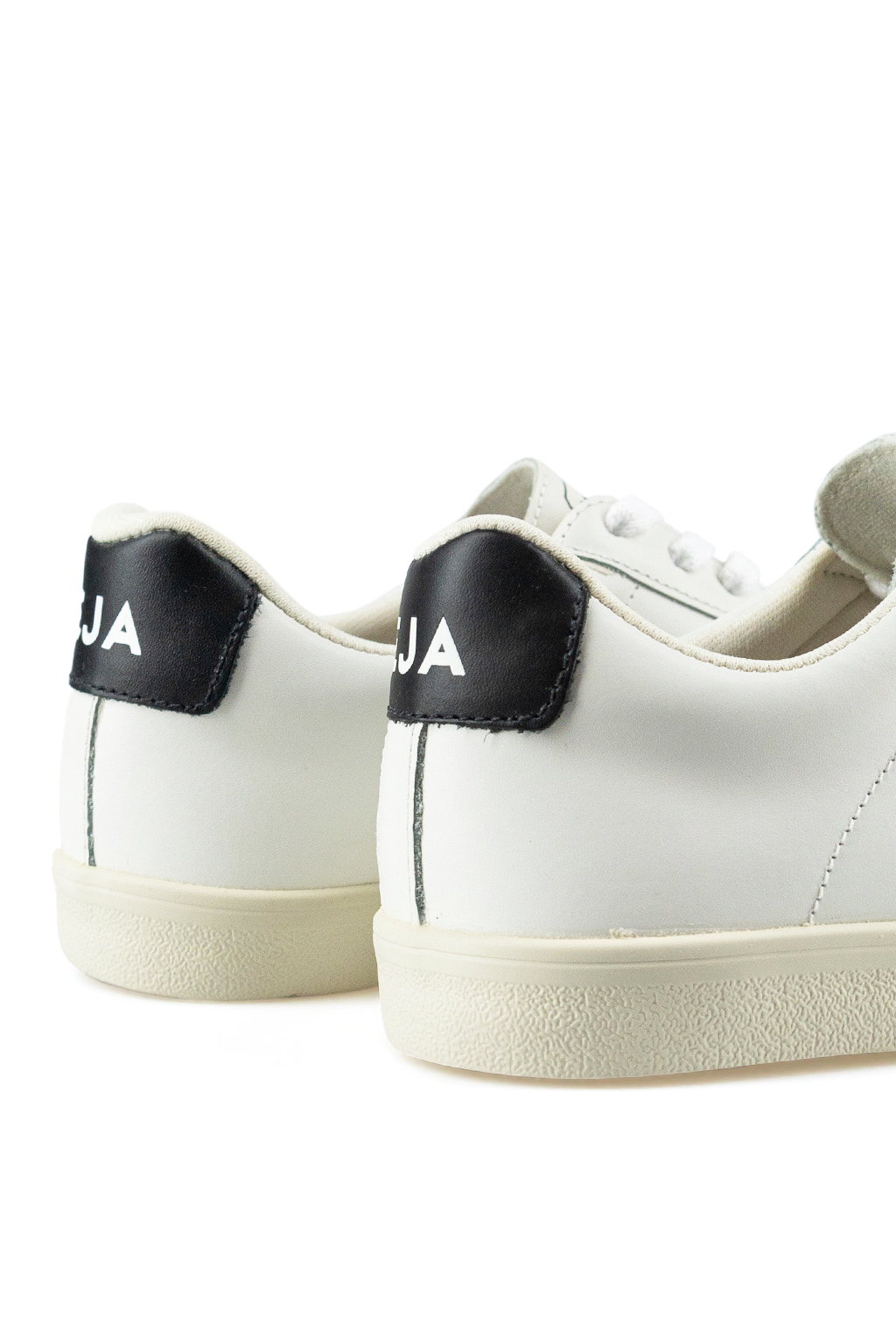 VEJA Esplar Logo Leather - Extra White x Black