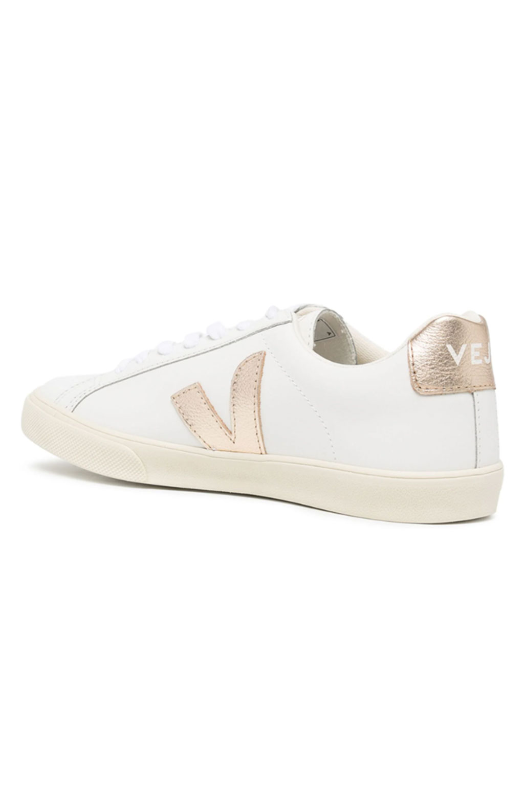 VEJA - Esplar Logo Leather -  Extra White x Platine