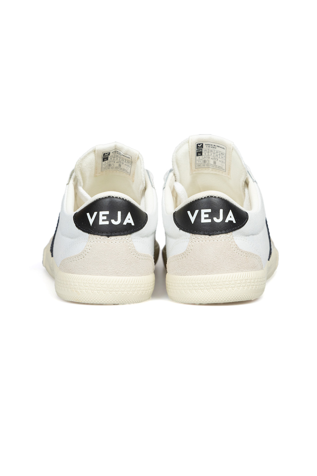 VEJA - Volley Canvas - White x Black