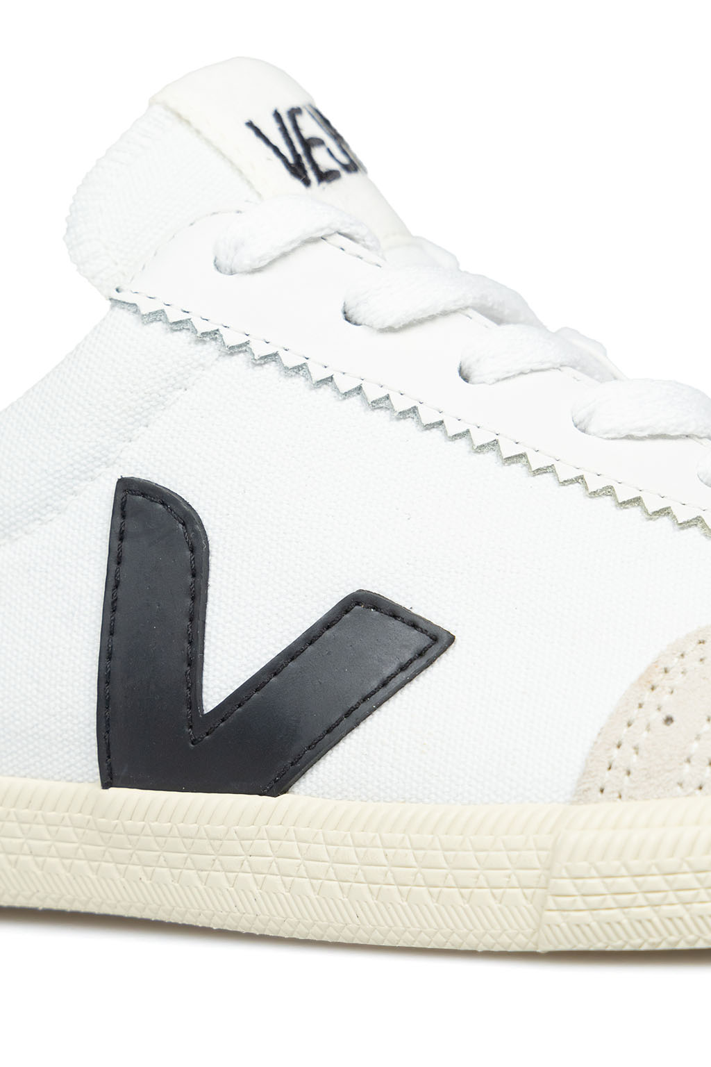 VEJA - Volley Canvas - White x Black