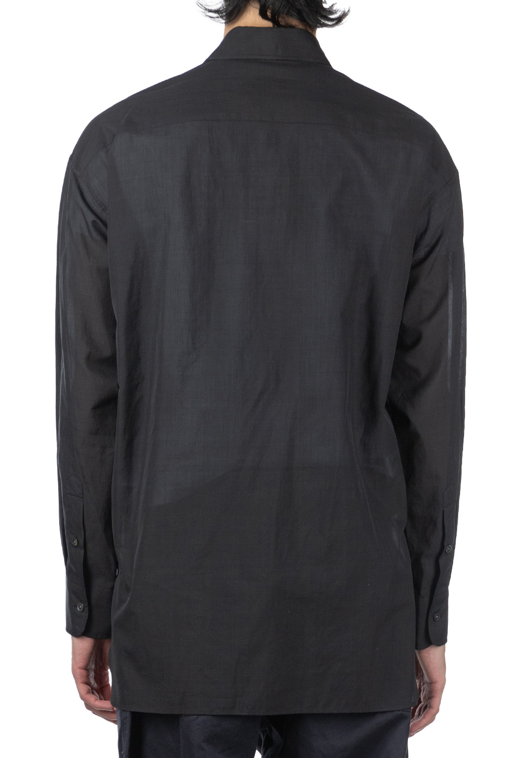 YLEVE - Cotton Lawn Shirt - Charcoal