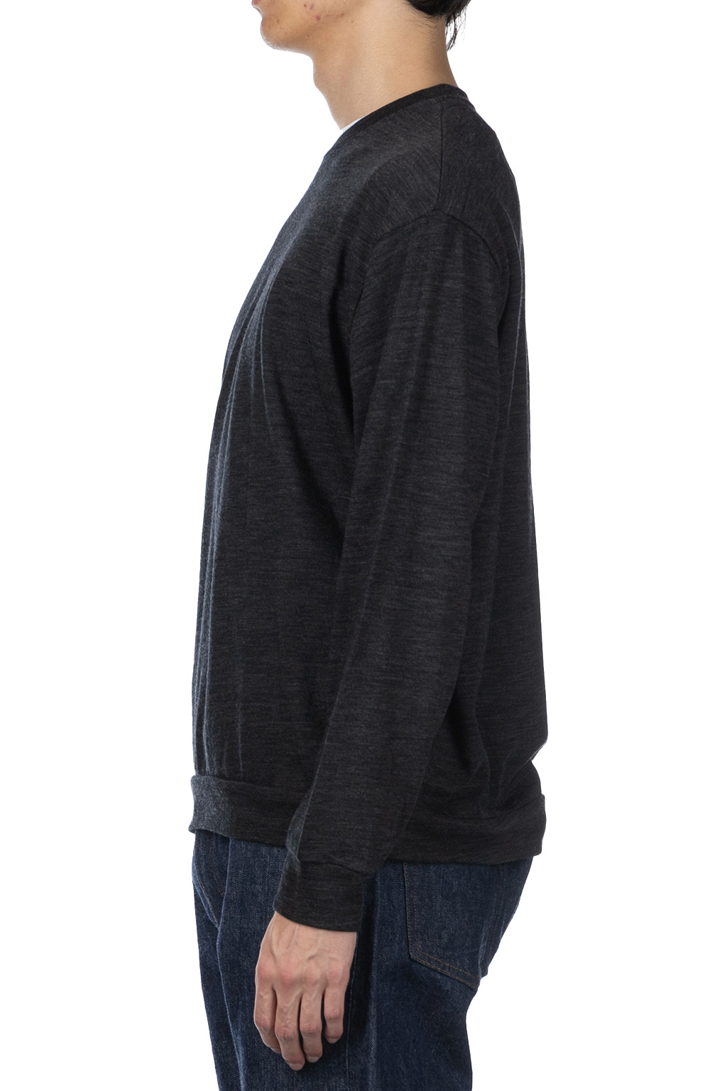 marka - Crew Neck Top - Top Charcoal