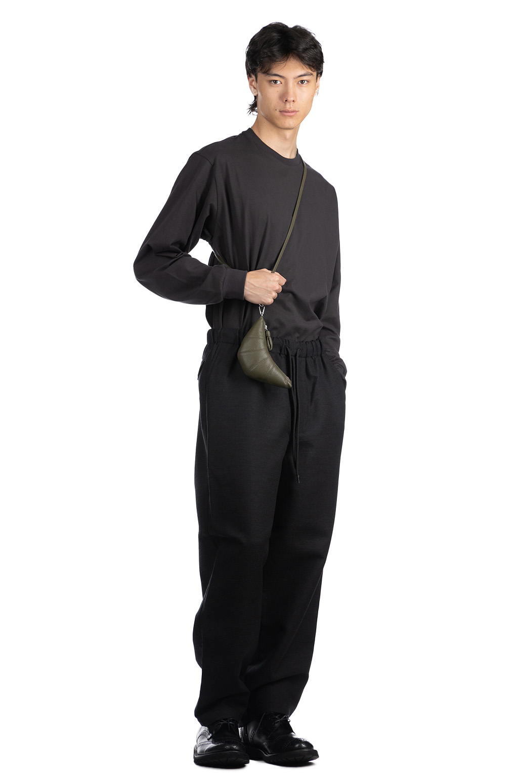 marka - Cocoon Wide Easy Pants - Top Black