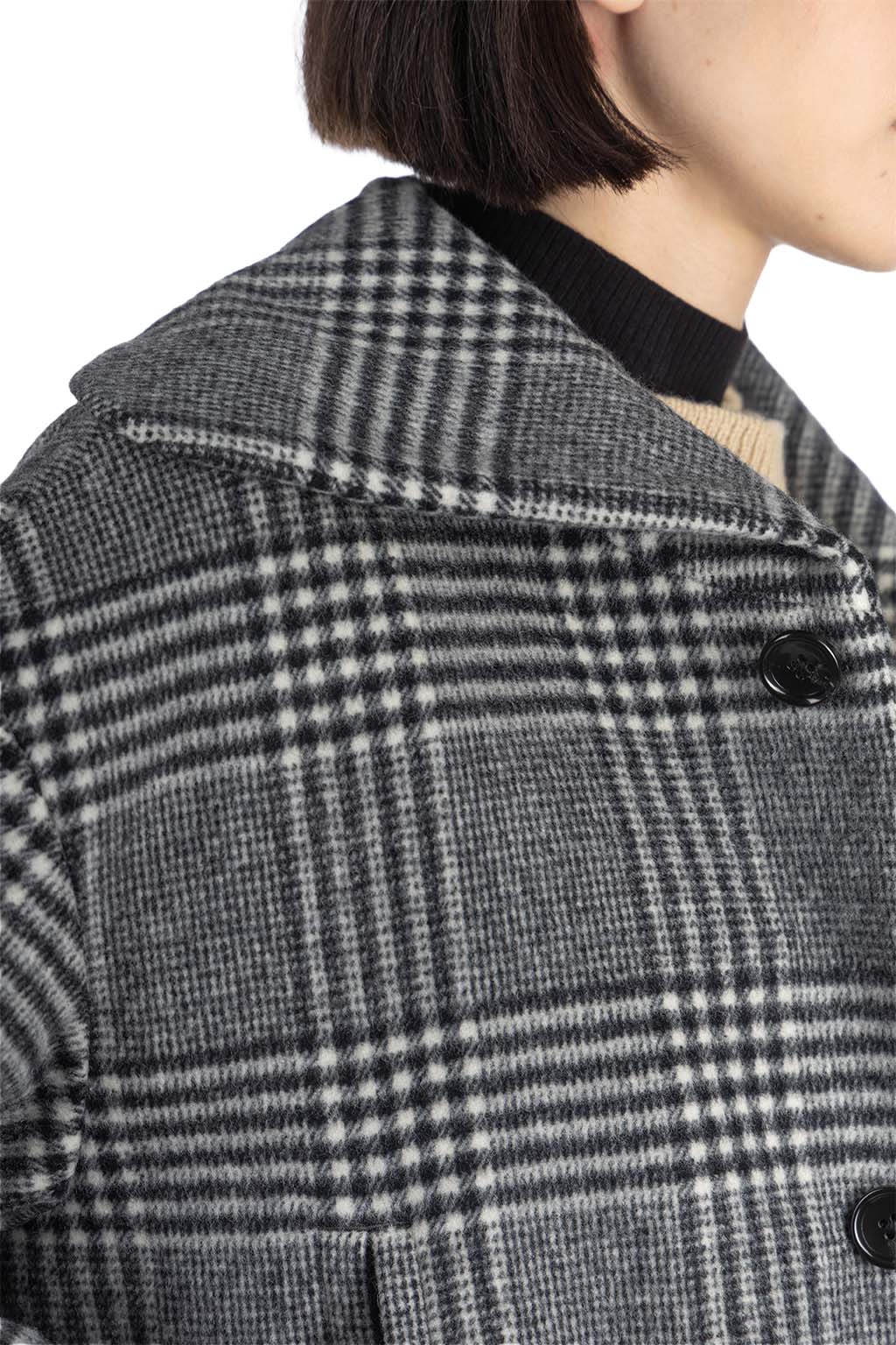 nicholson & nicholson - MY SAILOR Coat - Grey Check