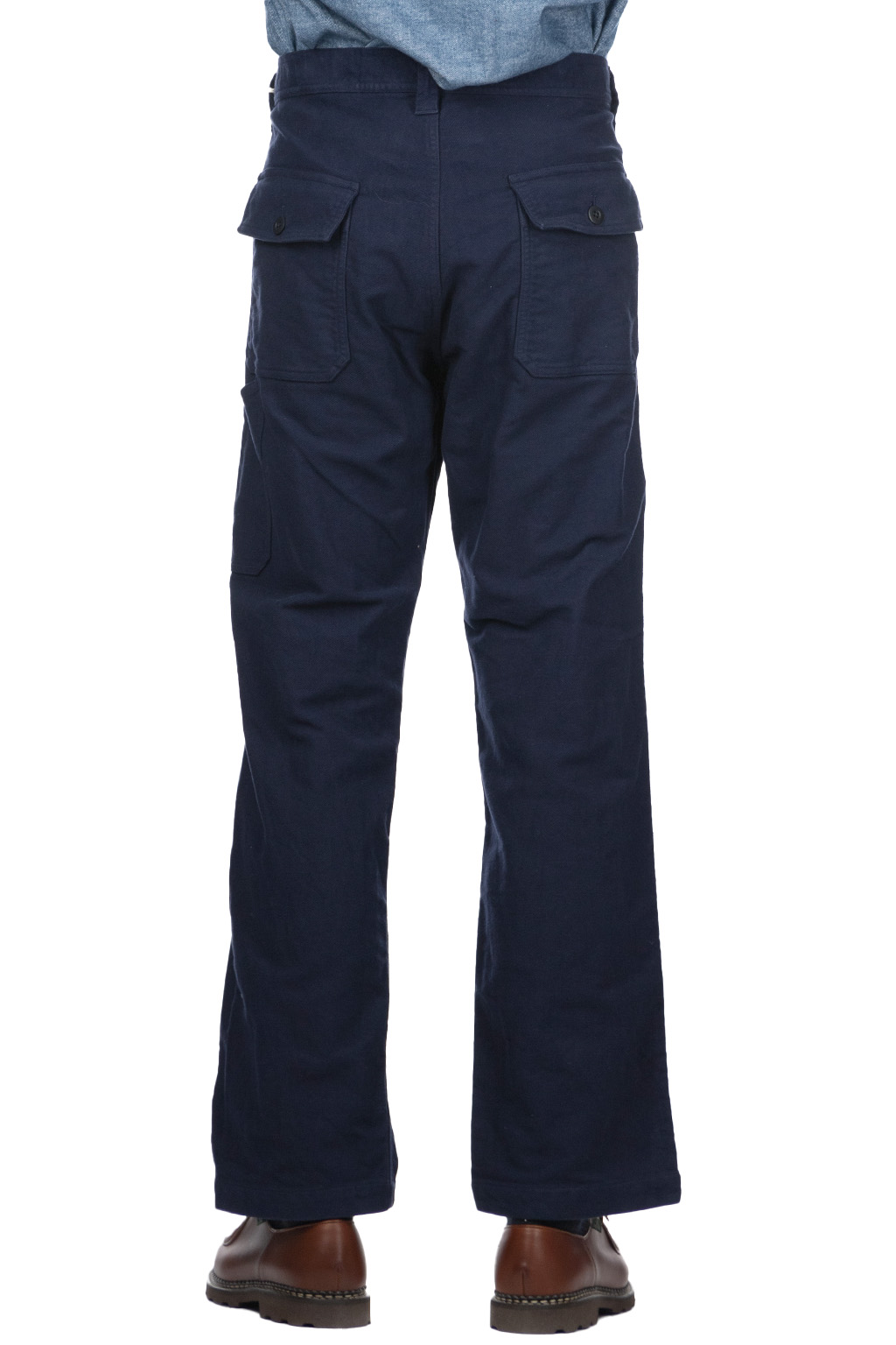 ts(s) - Garment Dye Cotton Moleskin Stretch Cloth Fatigue Pants - Navy