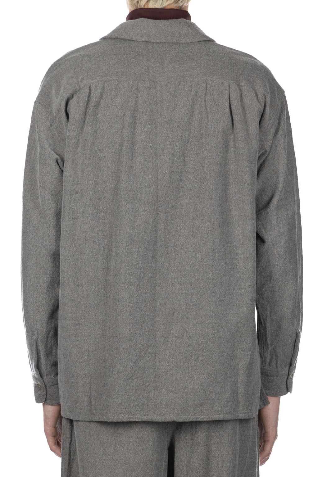 ts(s) - Round Flap Pocket Shirt - Grey