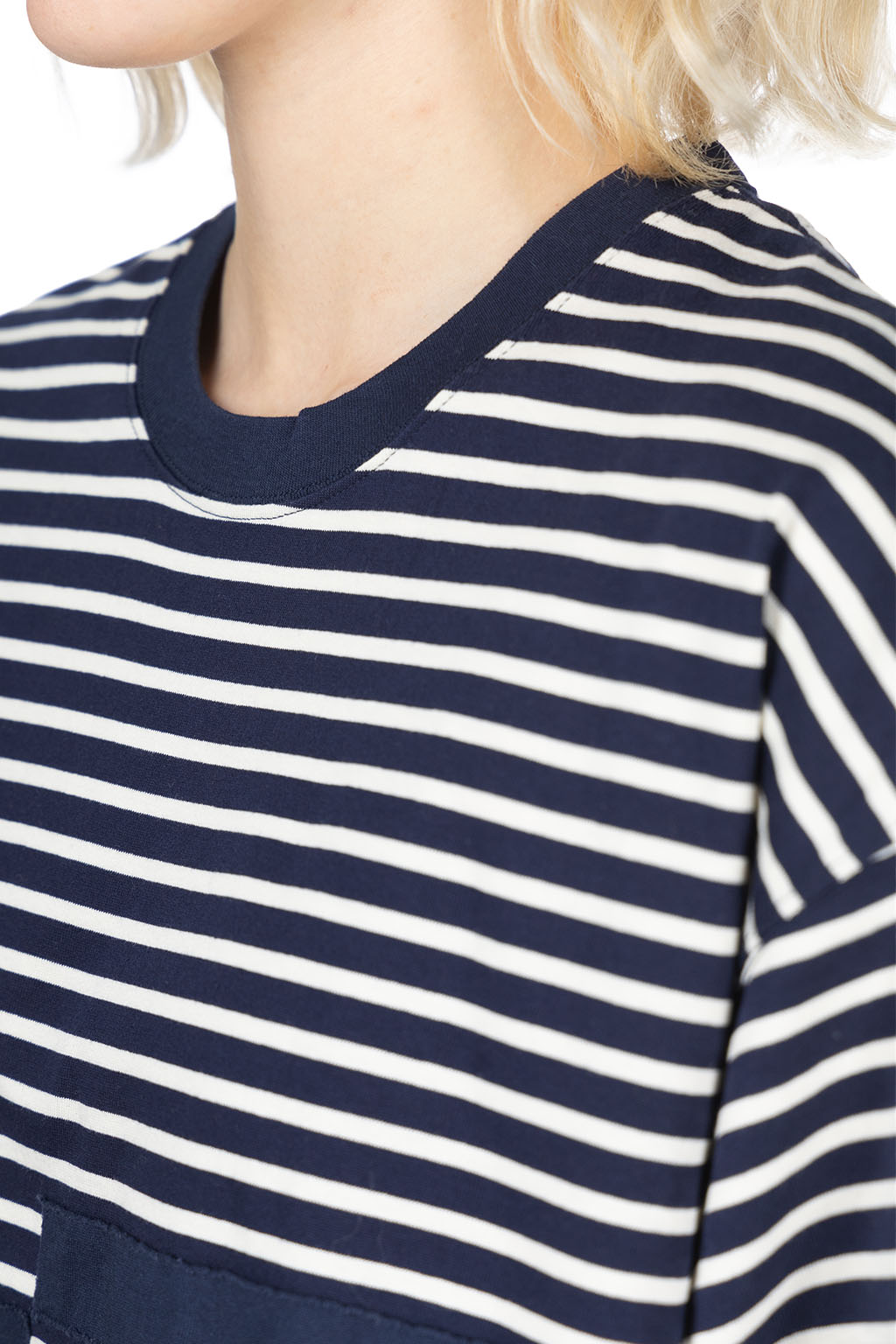 ts(s) - Stripe Disconnection Line T-Shirt - Navy